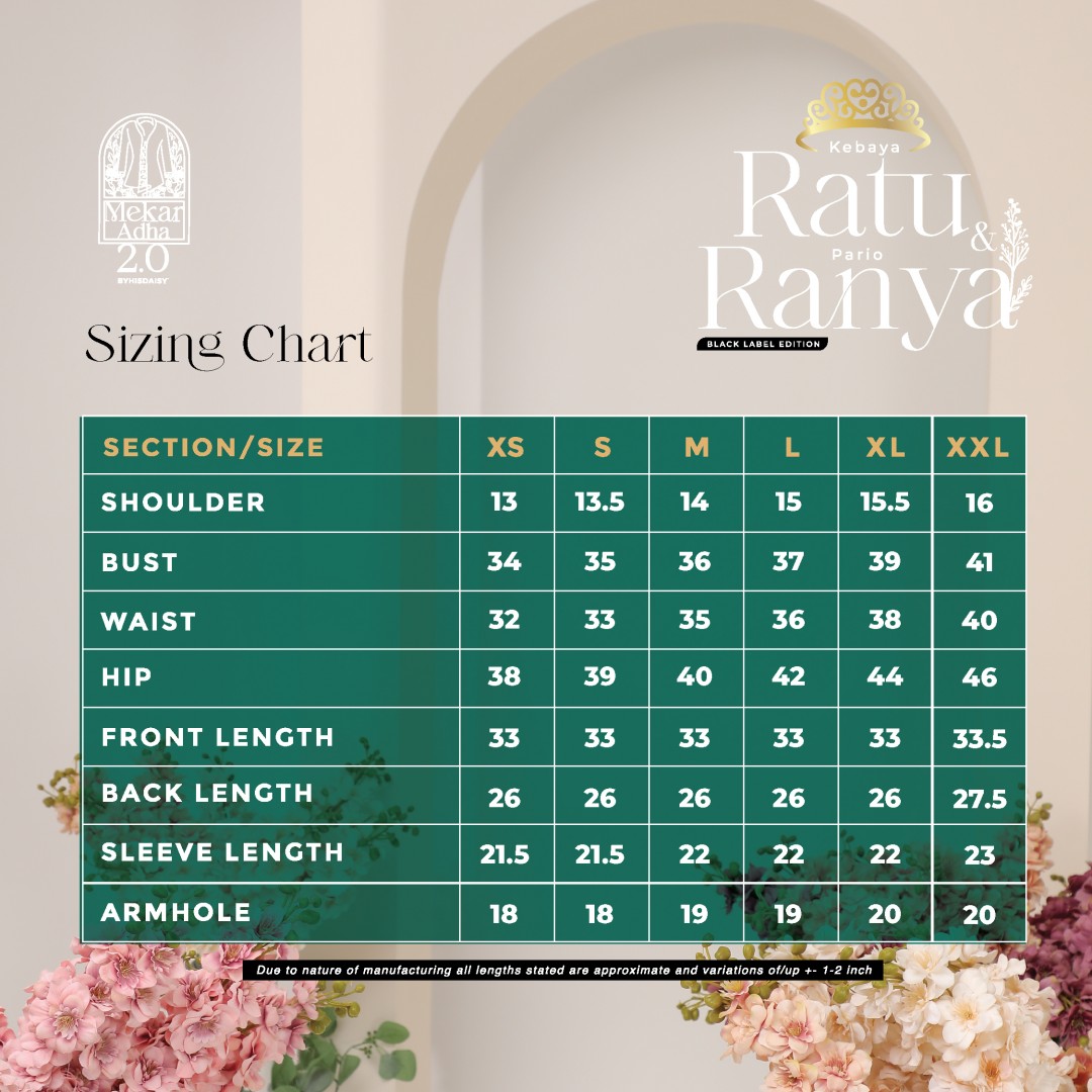 (TOP ONLY) KEBAYA RATU