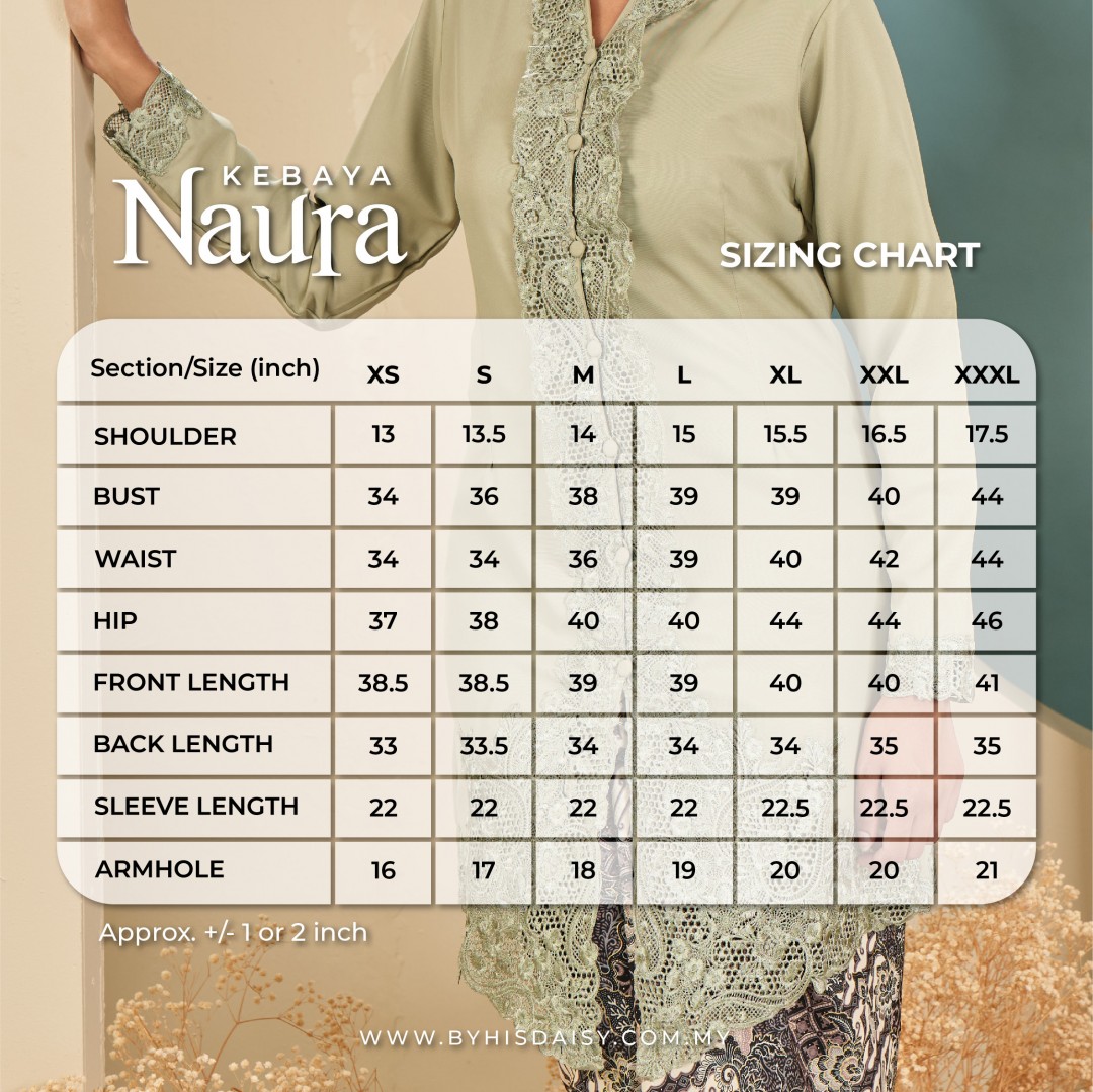 (TOP ONLY) Kebaya Naura