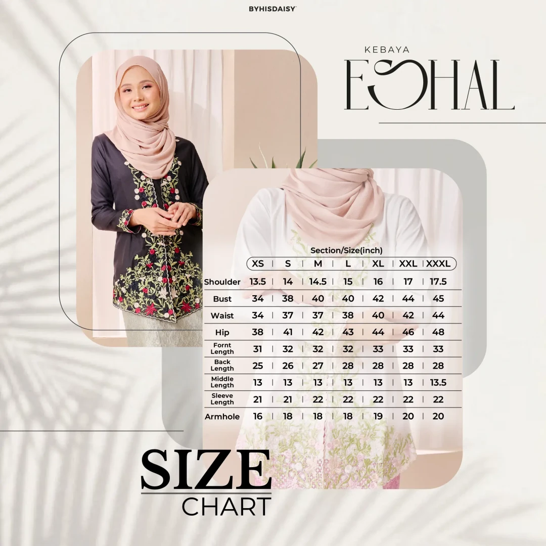 (TOP ONLY) Kebaya Eshal
