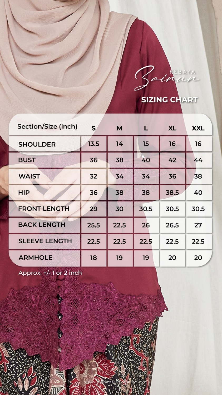 (TOP) Kebaya Zainun Nude