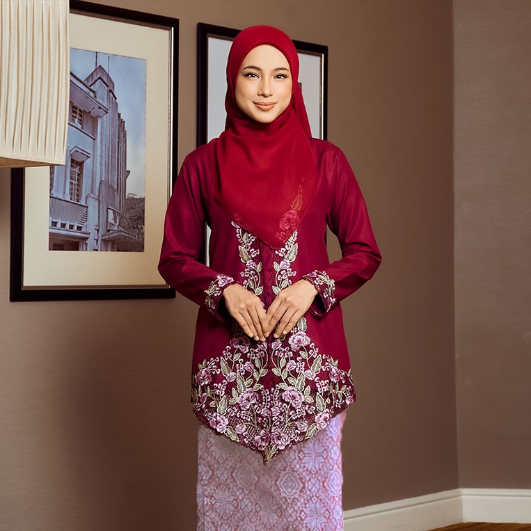 (Top) Kebaya Elisha Mera Sagu ( Free Shipping )