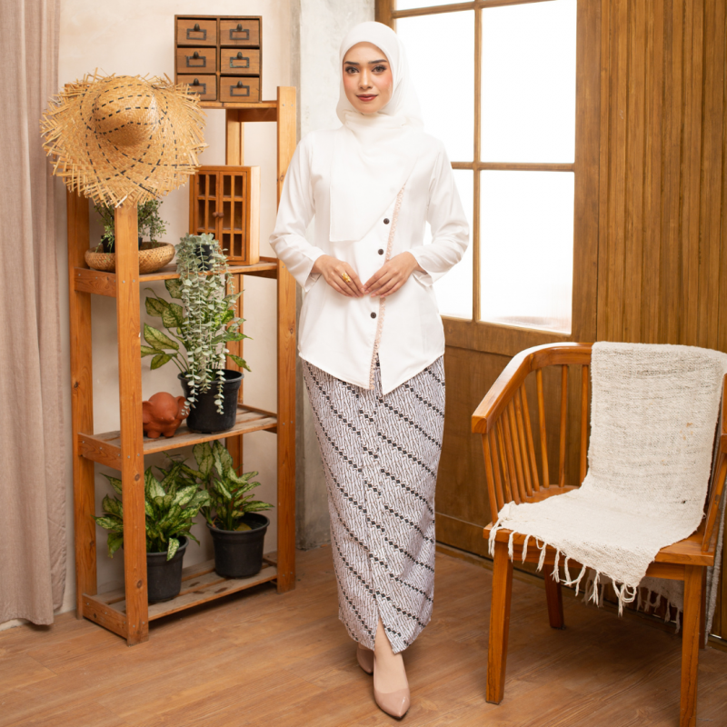 (SET) KEBAYA JAGGAN DIAN MUTIARA (FREE SHIPPING)