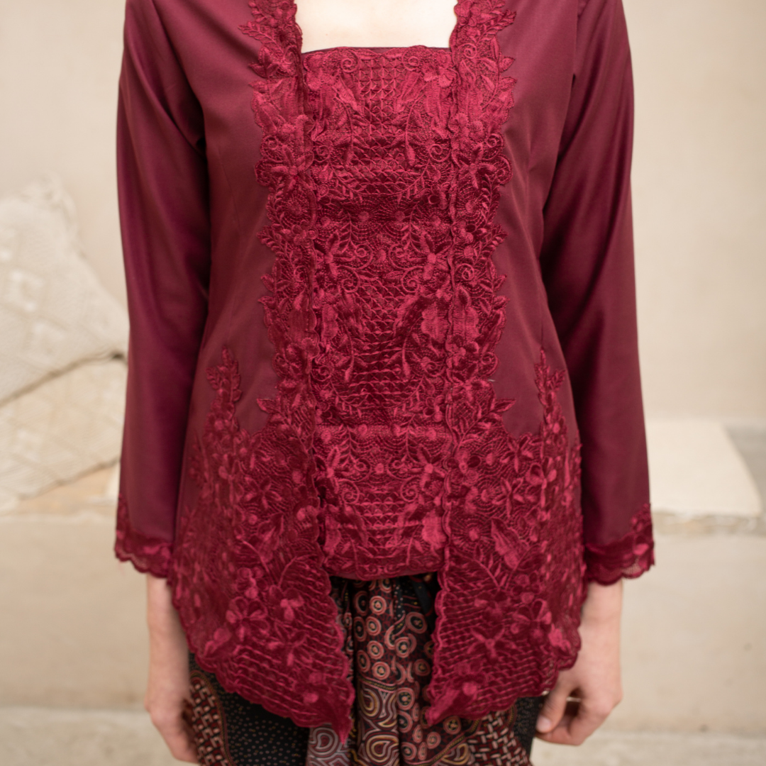 (TOP ONLY) Rinna Burgundy