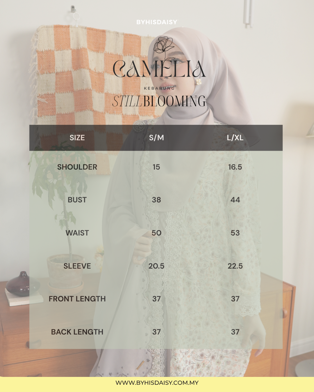 SET Kebarung Camelia Courteous Carnation (FREE SHIPPING)
