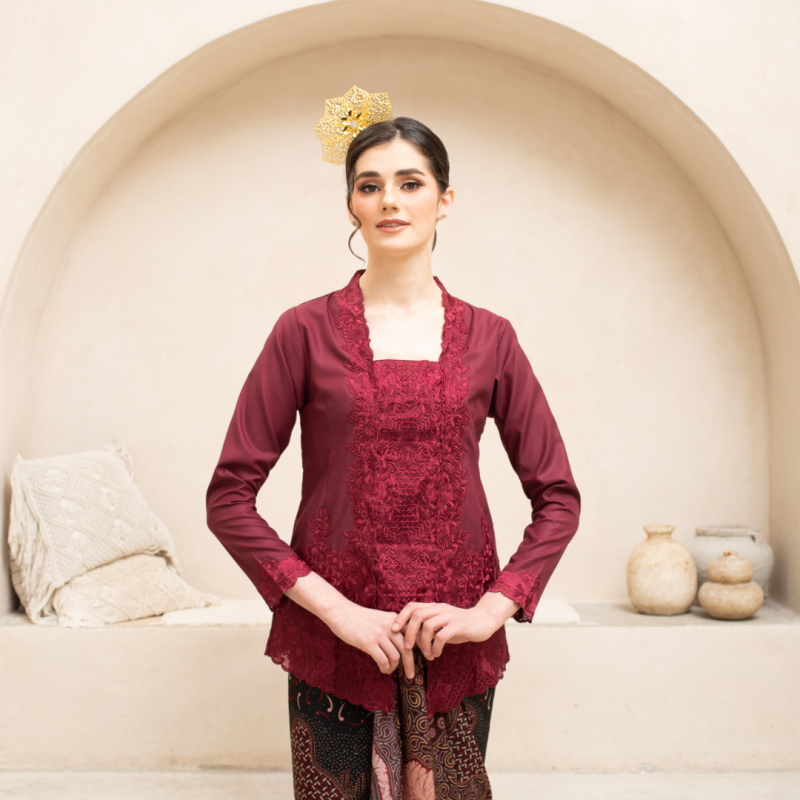 (TOP ONLY) Rinna Burgundy