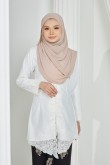 (TOP ONLY) Kebaya Orked White